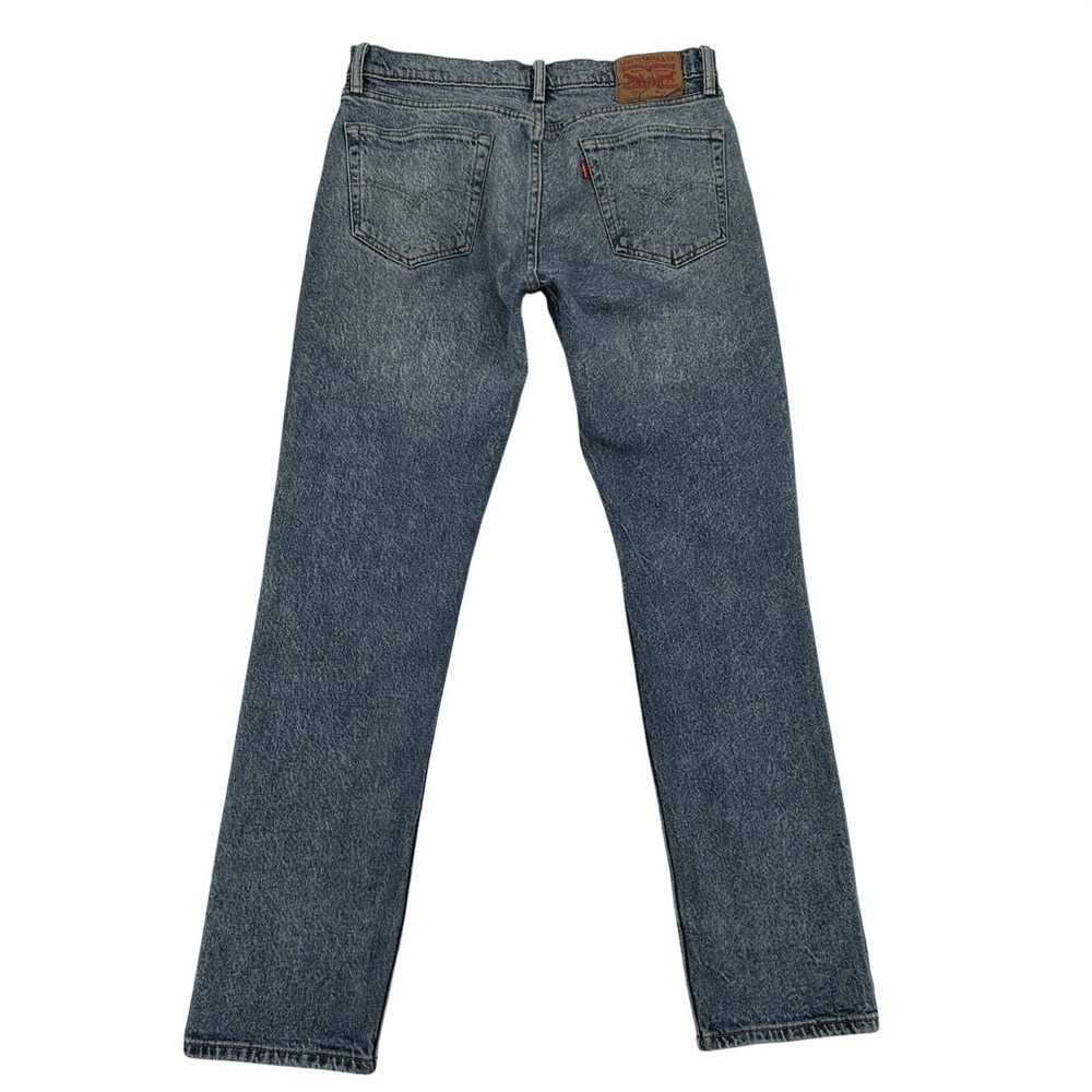 Levi Strauss 501 Original Fit Mens Size 32x30 Jeans Medium Wash Distressed  Work